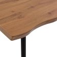 Centre Table Versa Malika PVC Metal MDF Wood 80 x 75 x 160 cm on Sale