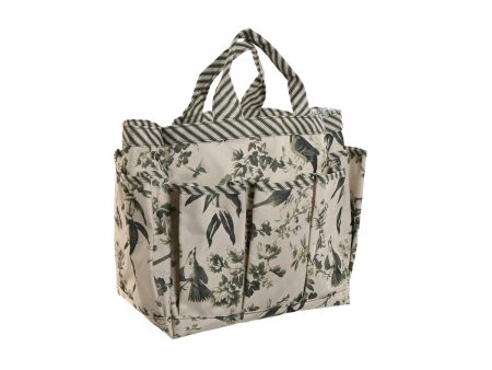 Tool Holder Home ESPRIT Garden Basket Green Beige 47 x 18 x 27 cm Sale