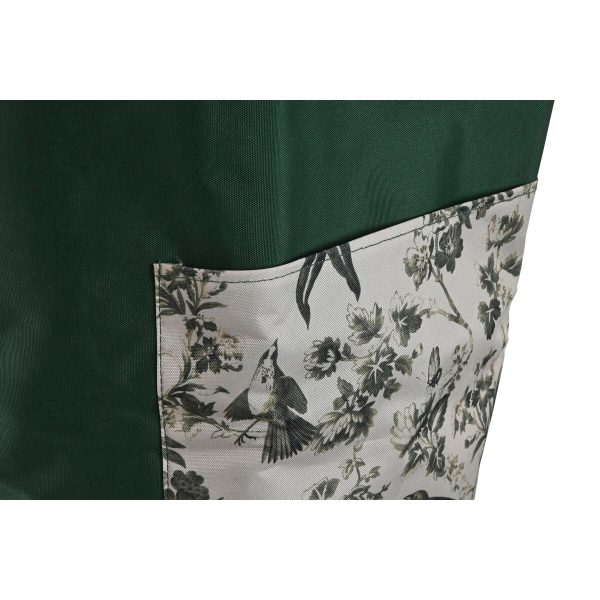 Bag Home ESPRIT White Green Cotton 40 x 40 x 60 cm Hot on Sale