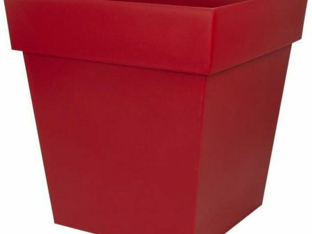 Plant pot EDA Tuscan Red Squared Ø 50 cm Online