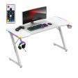 Desk Huzaro HZ-Hero 3.3 White RGB White Online Hot Sale