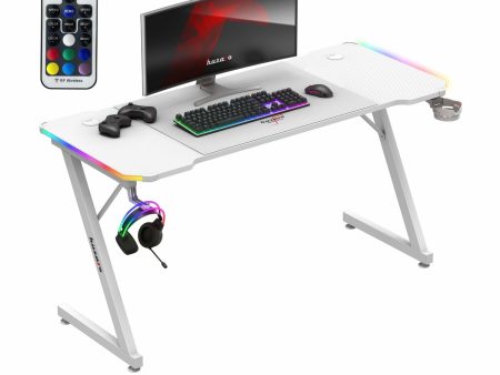 Desk Huzaro HZ-Hero 3.3 White RGB White Online Hot Sale