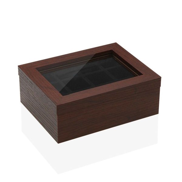 Jewelry box Versa Wood 12,7 x 6 x 16,4 cm Supply