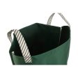 Bag Home ESPRIT White Green Cotton 40 x 40 x 60 cm Hot on Sale