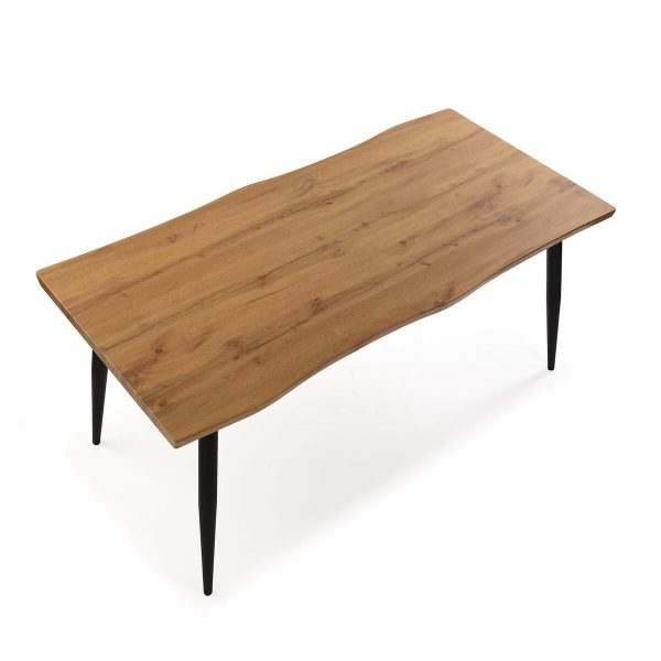 Centre Table Versa Malika PVC Metal MDF Wood 80 x 75 x 160 cm on Sale