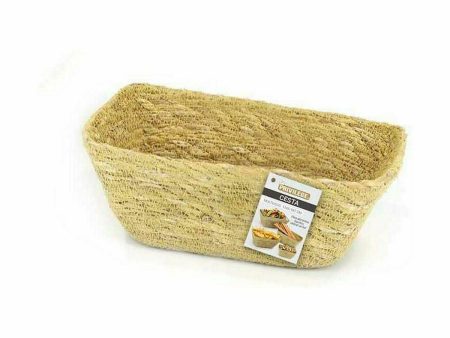 Multi-purpose basket Privilege Seagrass Rectangular 11 x 6,5 x 7 cm (24 Units) For Cheap