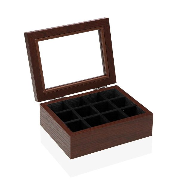 Jewelry box Versa Wood 12,7 x 6 x 16,4 cm Supply