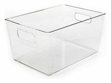 Multi-purpose basket Dem Transparent 29,5 x 21 x 15 cm (18 Units) Online Sale