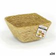 Multi-purpose basket Privilege Seagrass Squared 12 x 12 x 7 cm (24 Units) For Sale