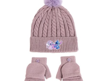 Hat & Gloves Stitch Purple on Sale