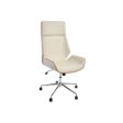 Office Chair DKD Home Decor Brown Cream Silver 60 x 65,5 x 118 cm Discount