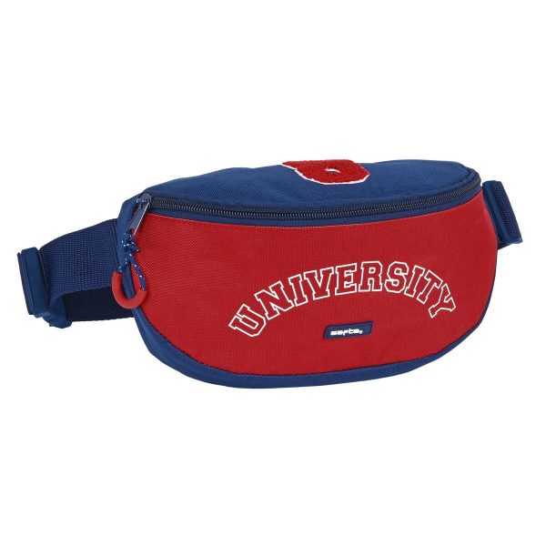 Belt Pouch Safta University Red Navy Blue 23 x 14 x 9 cm Cheap