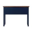 Console Home ESPRIT Brown Navy Blue Paolownia wood 103 x 35 x 80 cm Supply