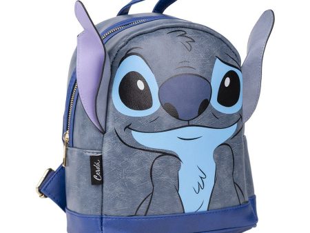 Casual Backpack Stitch Blue 19,5 x 25 x 11 cm Online now