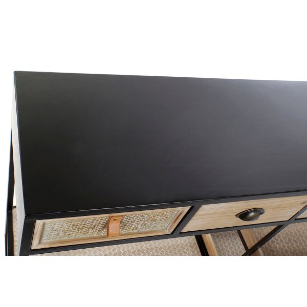 Console Home ESPRIT Brown Black Wood Metal 120 x 38 x 80 cm on Sale