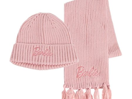 Hat and Scarf Barbie Pink For Sale