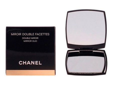 Double Mirror with Magnifier Chanel Black (1 Piece) For Cheap