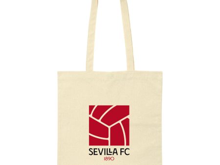 Bag Sevilla Fútbol Club Beige Cotton Supply