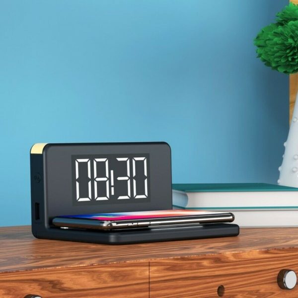 Alarm Clock with Wireless Charger KSIX BXCQI09 Qi (Refurbished A) Supply