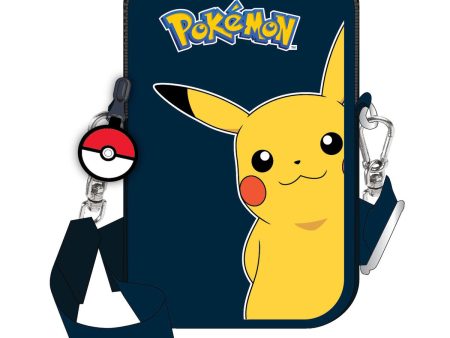 Mobile Bag Pokémon Pokeball Blue Black 11 x 18 x 2 cm Sale