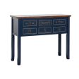 Console Home ESPRIT Brown Navy Blue Paolownia wood 103 x 35 x 80 cm Supply