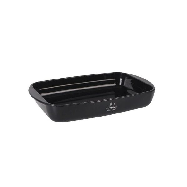 Oven Dish Santa Clara Silicone Borosilicate Glass Rectangular 35 x 22,5 x 5,5 cm (2 Units) Discount