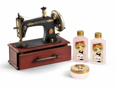 Bath Set Lorenay Bon Matin Pin Up Sewing Machine (3 pcs) Online Sale