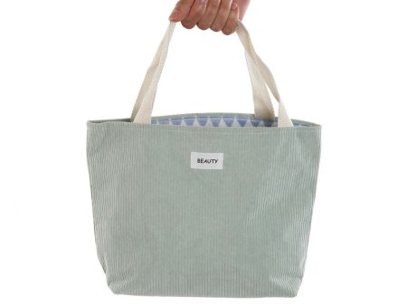 Bag Versa Corduroy Green 9 x 22 x 23 cm Online Sale