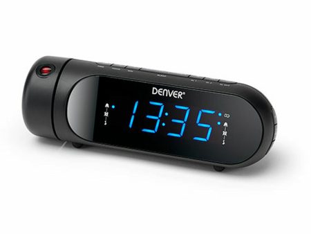 Clock-Radio FM Denver Electronics CPR-700 Black Online Hot Sale