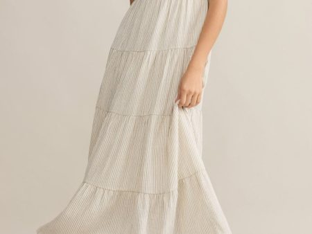 Balos Striped Maxi Dress For Sale