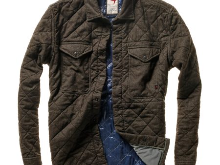 Tick Weave Shirt Jacket Cheap