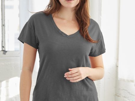 Pigment Dyed V-Neck Tee Cheap