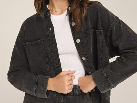 All Day Knit Denim Jacket Discount