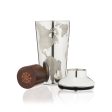 Globe Themed Stainless Steel Cocktail Shaker w  Wood Cap Discount